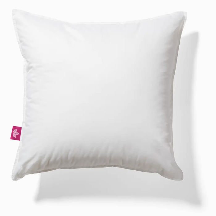 White Goose-Feather Cushion Insert 24" × 24"
